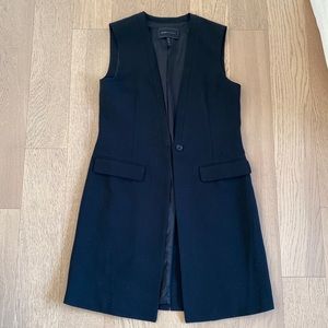 BCBG Maxazria blazer long vest